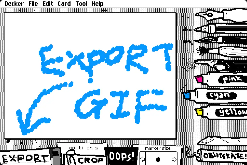 Wigglypaint File Export GIF